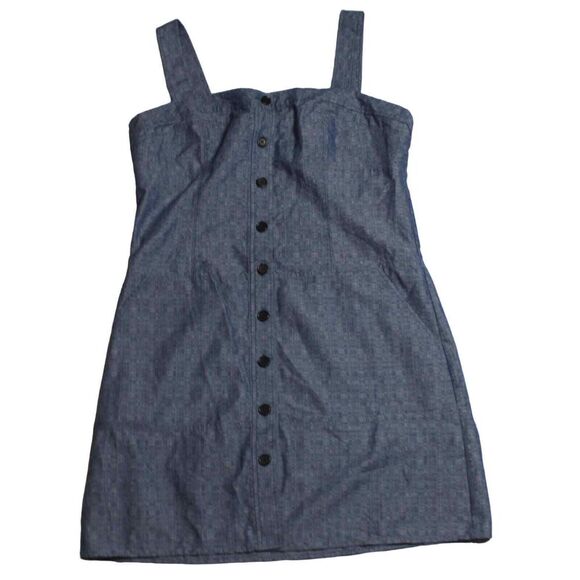 Derek Lam for Design Nation - Chambray Button Front Jumper Dress - Size 16 - NWT - Picture 1 of 6